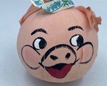 VTG Charles Gregor 1950&#39;s Tutti Frutti PIG Pink Christmas Surprise Toy O... - $62.88