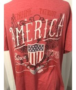 Anvil Men&#39;s T-Shirt Red Genuine Patriotic America Size 2XL NWT - £11.14 GBP