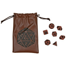 Dungeons & Dragons Dice Set and Bag Brown - £18.07 GBP