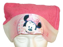 Vintage Minnie Mouse Pink 15.5&quot; Santa Hat - Christmas Or Casual Disney Cap 2015 - £4.69 GBP