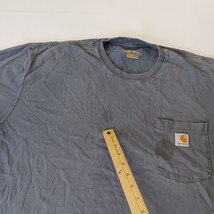 Carhartt K87 Men's Gray Pocket Cotton Blend Short Sleeve T-Shirt Size 2XL Tall image 6