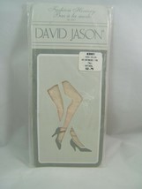 Vintage David Jason Natural Pantyhose Fits Tall 5&#39;6&quot;-5&#39;10&quot; 120-160 lbs - $4.48