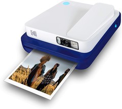 Kodak Smile Classic Digital Instant Camera For 3.5 X 4.25 Zink Photo Paper, Blue - £154.22 GBP