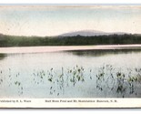 Half Moon Pond And Mt Skatutahkee Hancock New Hampshire NH DB Postcard H20 - $4.90