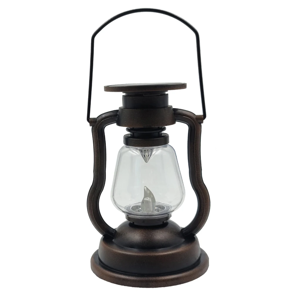 Retro LED Solar Lights Clic Kerosene Lamp for Bar Club Coffee Shop Decoration An - £46.84 GBP