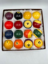 Brunswick Century 1982 Vintage Pool Billiard Balls Set No #9 Extra Cue Ball - £61.85 GBP