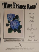 The Silver Lining - &quot;Blue France Rose&quot; #SL 178 - Marc I. Saastad, Designer - £10.73 GBP