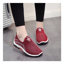 Fashion Women Platform Sneakers Ladies Casual Mesh Air Loafers Comfort Women Tra - £22.81 GBP