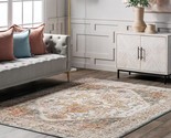 The 5&#39; 3&quot; X 7&#39; 7&quot; Nuloom Shane Persian Vintage Area Rug Is Beige. - $89.98