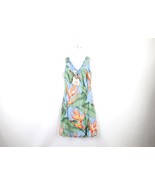 New Tommy Bahama Womens Size 2 Silk Flower Floral Hawaiian Beach Shift D... - £73.96 GBP