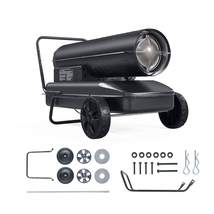 VEVOR Kerosene Forced Air Heater, 175000 BTU  Air Space Heater with Ther... - $256.99