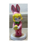 1995 Campbells Soup Kids Pink Bunny Rabbit Figurine Easter Dolly Dingle VTG - €10,06 EUR