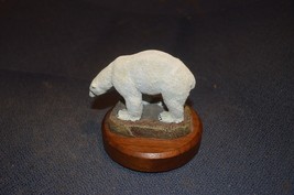 1979 Hamilton Collection American Bronze Wildlife Collection Deaton  Polar Bear - £15.73 GBP