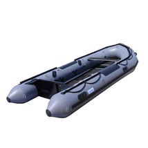 BRIS 1.2mm PVC 14.5 ft Inflatable Boat Inflatable Fishing Pontoon Dinghy Boat image 2