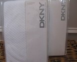 2 DKNY PURE PUCKER Matelasse Diamond Stitch Standard Shams White - £73.09 GBP