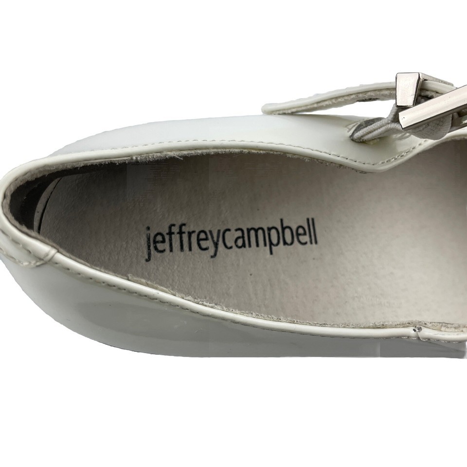 Jeffrey Campbell Shoes White Mary Jane Chunky Lugged Platform Womens Size 7 Item image 8