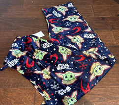 Star Wars Baby Yoda Grogu Men’s Christmas Pajama Pants XL New - £23.17 GBP