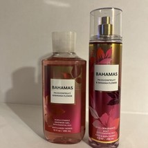 Bath and Body Works Bahamas Fragrance Mist &amp; Shower Gel NEW Passion fruit Banana - £23.88 GBP