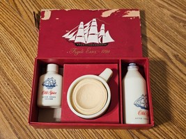 NIB Old Spice Gift Set After Shave Lotion 4 3/4oz Talcum 3oz Shaving Mug... - $59.35