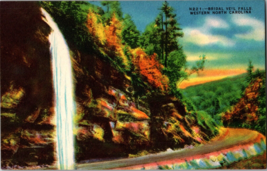 Bridal Veil Falls Water Western North Carolina Vintage Postcard  UNP  (B13) - £4.65 GBP