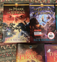 The Heroes Of Olympus Rick Riordan Series Kane lot HC SC Books Peter Starcatcher - £31.61 GBP