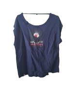 Brand New Bench Prelude Navy Blue Short Sleeve Activewear Top - $14.50