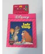 New Vintage Disney Lady And The Tramp Read-Along Story Book And Cassette... - $14.82