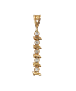 1/10ctw Diamond 14k Yellow Gold Pendant 0.8g - $5,911.89 MXN