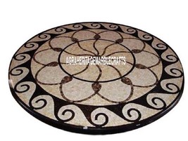 Marble Restaurant Table Top Mosaic Italian Inlay Halloween Furniture Decor H3982 - £1,617.13 GBP+