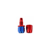 10AN Straight Swivel Hose End Fitting For CPE Fuel Line Aluminum Red&amp;Blue - £5.58 GBP