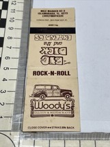 Matchbook Cover  Woody’s Saloon &amp; Restaurant  Islamorada, FL Keys  gmg  ... - £9.63 GBP