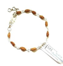 Raro 1 pulsera mukhi rudraksha / One Mukhi Rudraksha Bracelet / Java Origin - $285.69