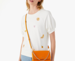 NWB Kate Spade Madison Flap Crossbody Orange Leather Chain Purse KC586 G... - $94.04