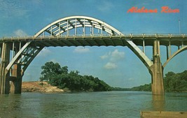 Edmund Pettus Bridge Unposted Postcard Alabama River Selma Alabama - £7.75 GBP