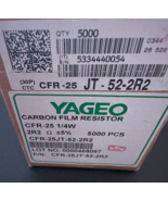 Box 5000PCS CFR-25JT-52-2R2 YAGEO Carbon Film Axial Resistor 5% 2.2Ohm 0... - $65.71 CAD