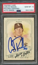 2018 Topps Allen &amp; Ginter #265 Carlos Rodon Signed Card PSA Slabbed Auto 10 Whit - £80.60 GBP