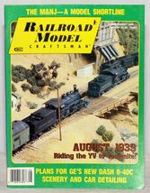Railroad Model Craftsman Magazine August 1989 - $9.77