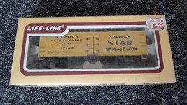 Vintage HO Scale Life-Like 8505 Armour&#39;s Star Ham And Bacon Reefer Car 3... - $284.80 MXN