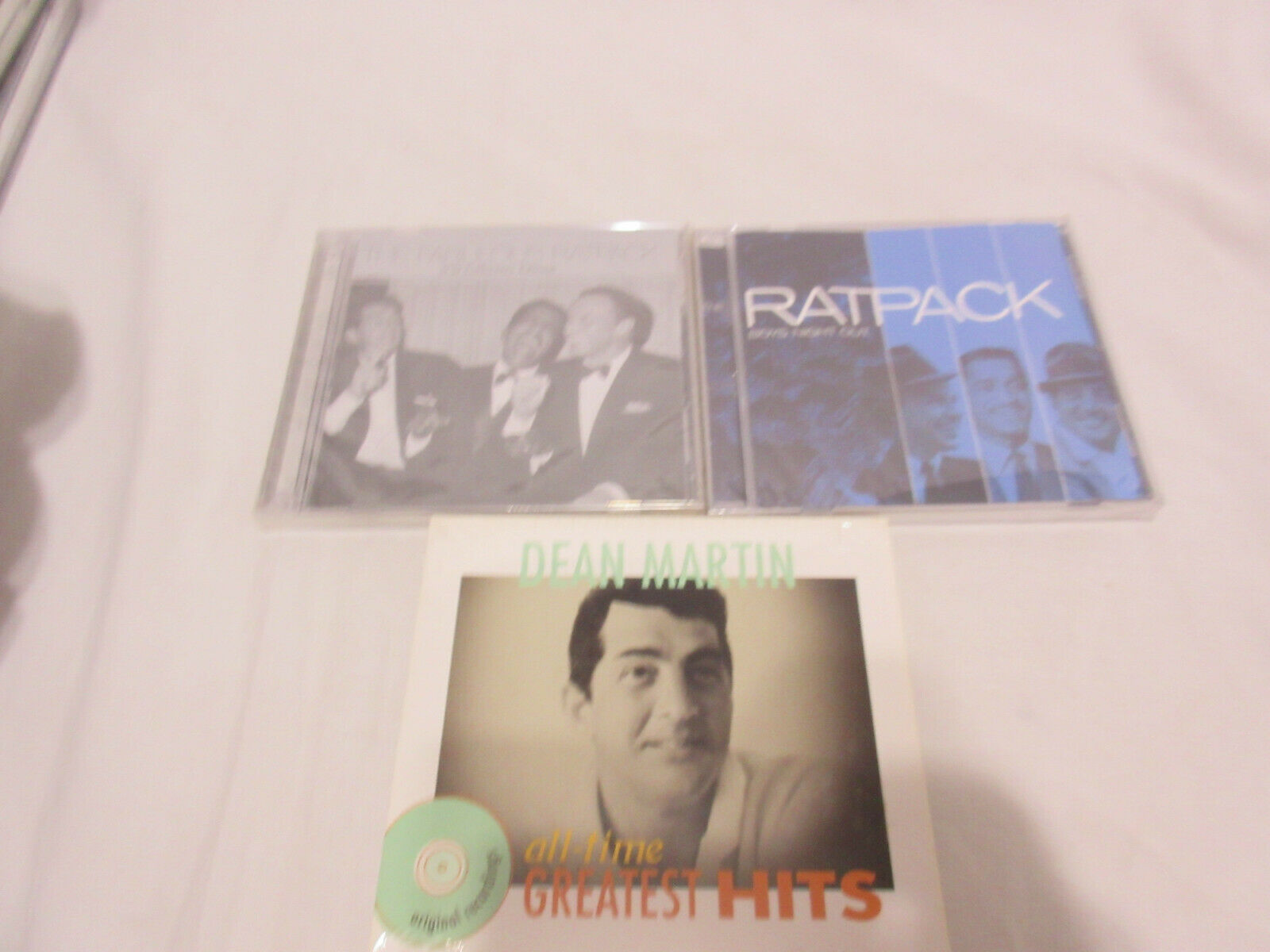 Primary image for 3 CD All New Sealed Rat Back & Dean Martin Greatest Hits Boys Night Out Fabulous