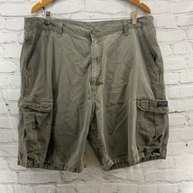 Wrangler Cargo Shorts Mens sz 40 Gray 100% Cotton - £12.48 GBP