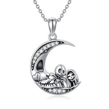 Sterling Silver Nightmare Before Christmas Necklace - £21.73 GBP