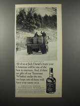 1992 Jack Daniel's Whiskey Ad - Hope Your Christmas - $18.49