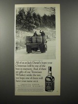 1992 Jack Daniel&#39;s Whiskey Ad - Hope Your Christmas - £14.77 GBP