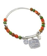 NIP  Jay King Woodstock 50th Ann Multi Gem Sterling Silver Bangle Bracelet - $40.53 CAD