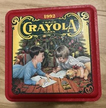 Crayola Collectible Tin, Can 1992 Christmas Theme - £4.81 GBP