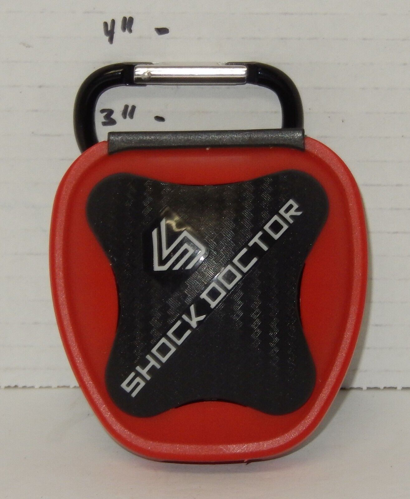 Shock Doctor Anti Microbial Mouthguard Case Red - $4.90
