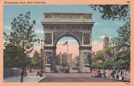 New York City NY Washington Arch Postcard D46 - $2.99