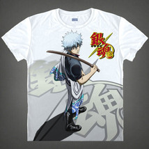 Short T-shirt Unisex Costume Anime Japanese Gintama Cosplay Collection Gift New - £15.63 GBP