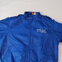 Vintage Pla-Jac by Dunbrooke ROCKWELL STSOC Men's Blue Windbreaker Jacket image 8