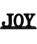 Black Wood Sign Freestanding Decor Decorative Cutout Word Tabletop Home ... - £11.75 GBP